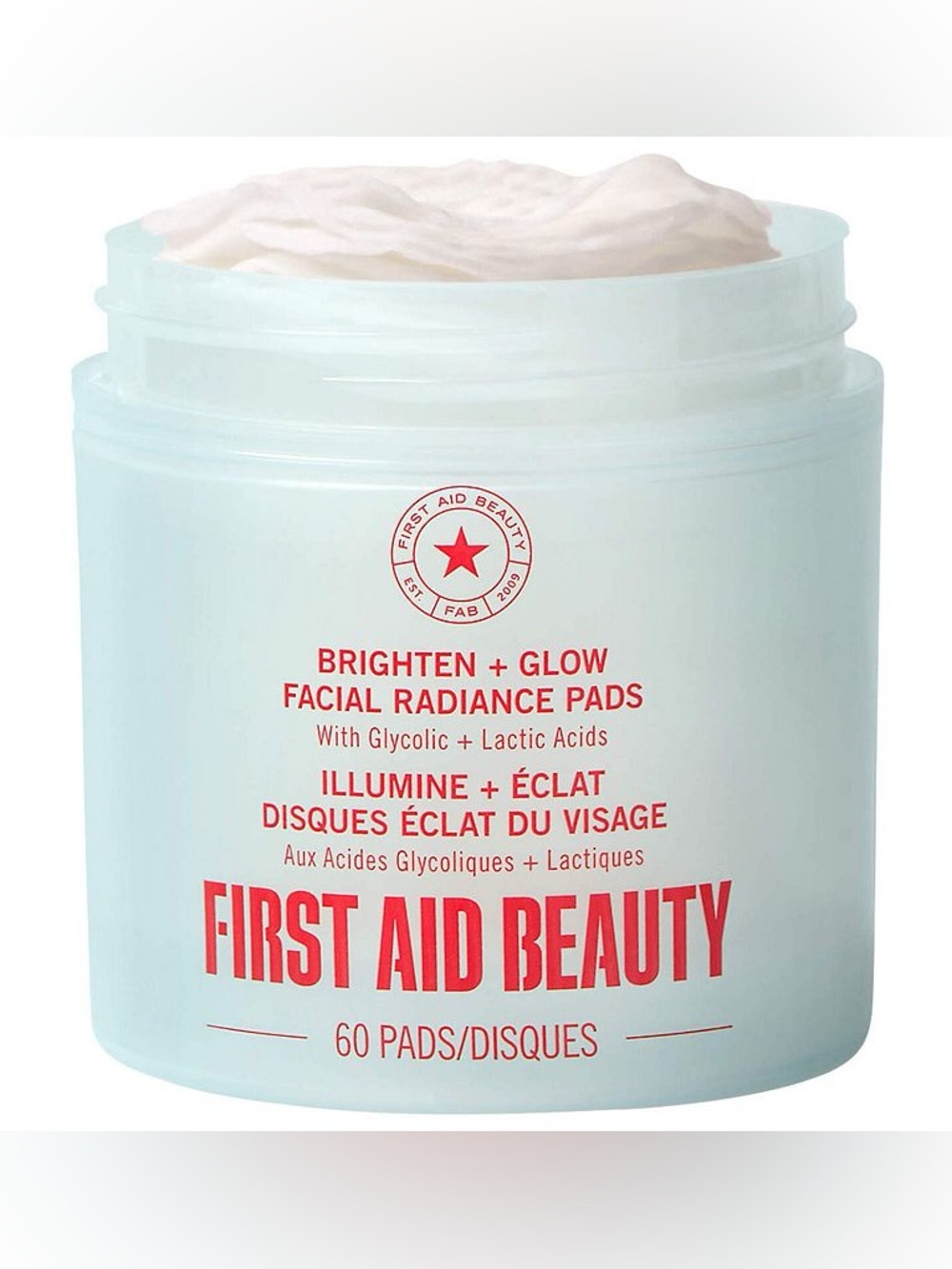 BRAND NEW First Aid Beauty Brighten + Glow Facial Radiance Pads